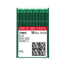 GROZ BECKERT light ballpoint needles industrial overlock B27 FFG SES size 125/20